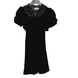 VTG BERNADETTE'S BISCOTTI NEIMAN MARCUS Velvet Dress Shrug Set Size 8 Retro Chic